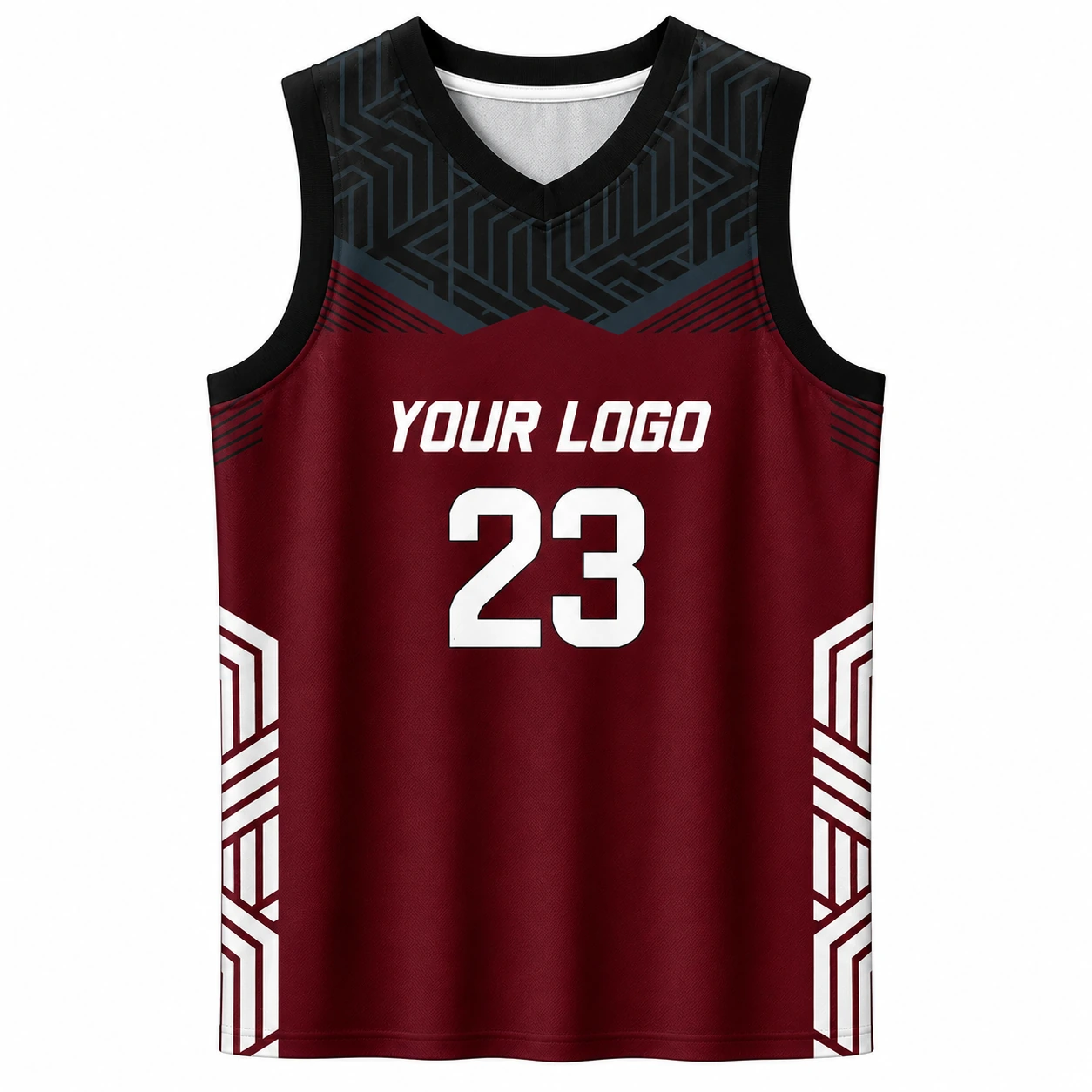 Custom Maroon Basketball Jersey Custom Maroon Basketball Jersey