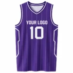 Custom Purple Basketball jersey