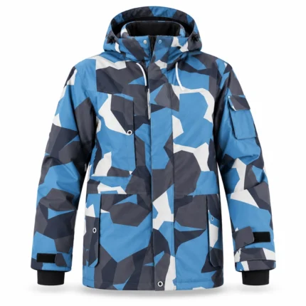 Custom Camo Insulated Snowboarding Hoodie