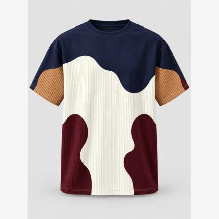 Premium Color-Block Streetwear T-Shirt