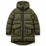 Longline Hooded Utility Puffer Jacket