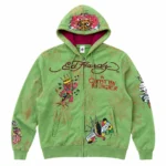 Custom Vintage Tattoo Zip-Up Hoodie