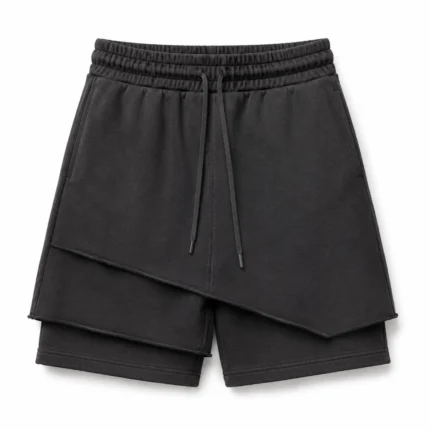 Custom Layered Streetwear Sweat Shorts