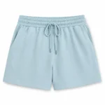 Women Powder Blue Essential Sweat Short