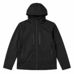 Custom Black Streetwear Zipper Hooded