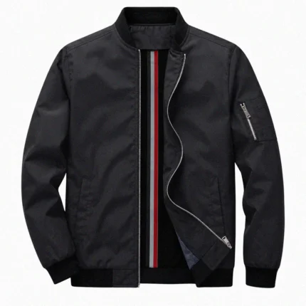 Custom Black MA-1 Bomber Jacket
