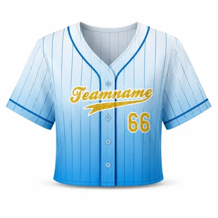 Custom Cropped Baseball Jersey