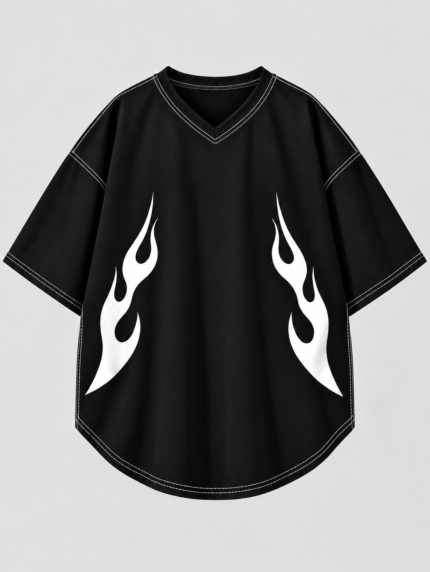 Custom Contrast stitch Oversized T-Shirt