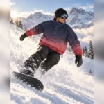 Custom Gradient Windbreaker Jacket Snowboard