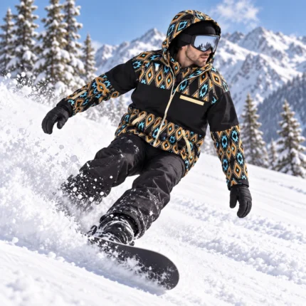 Custom Print Snowboarding Hoodie