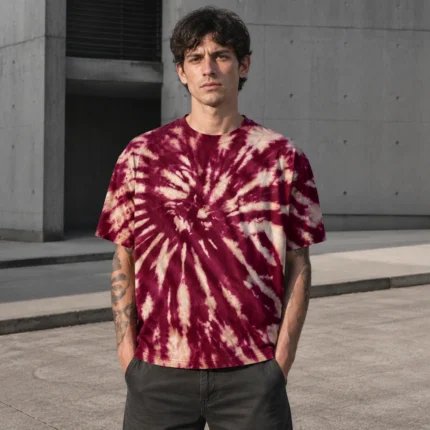 Custom Reverse Bleach Tie-Dye T-Shirt