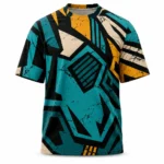 Custom Geometric Print Streetwear T-Shirt