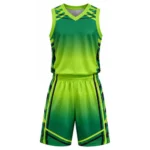 Custom Green Basketball Uniform Set