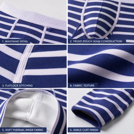 Custom Men striped Base Layer Leggings