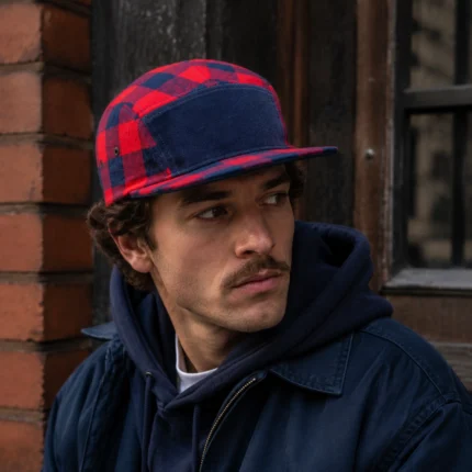 Custom Urban Plaid 5-Panel Cap