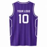 Custom Purple Basketball jersey