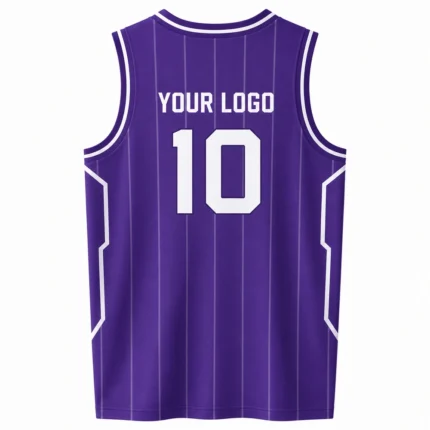Custom Purple Basketball jersey