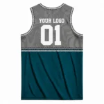 Custom Aqua Forge Basketball Jersey