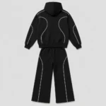 Custom Piping Wide-Leg Tracksuit
