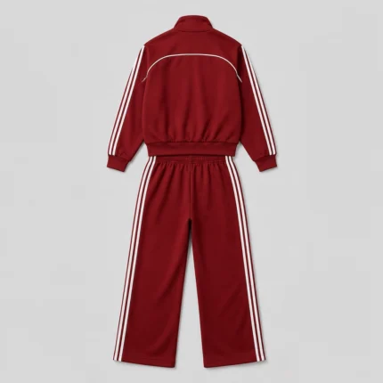 Custom Women Stripe Wide-Leg Tracksuit