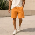 Custom Men Burnt Sweat Short