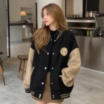 Custom Women Oversized Varsity Jacket