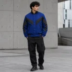 Custom Color-Block Bomber Jacket