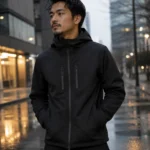 Custom Hooded Softshell Jacket