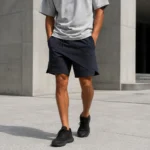 Custom Zip-Pocket Sweat Shorts