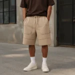 Custom Panel Streetwear Sweat Shorts