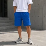 Custom Royal Blue Classic Sweat Shorts