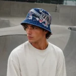 Custom Embroidered Denim Bucket Hat