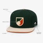 Custom Varsity Patch Flat-Brim Cap