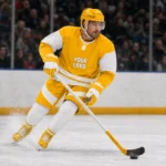 Custom Yellow Ice Hockey Uniform Set