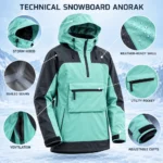 Custom Technical Snowboard Hoodie Anorak