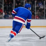 Custom Royal Blue Ice Hockey Uniform Set