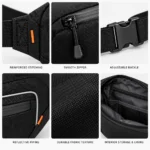 Custom Multiple Zip Pockets Fanny Bag