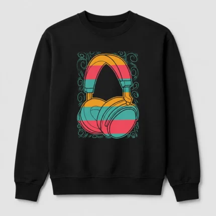 Custom Beat Headphones Graphic Sweatshirt