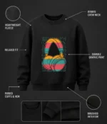 Custom Beat Headphones Graphic Sweatshirt