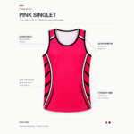 Custom Hot Pink Graphic Tank Top