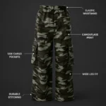 Custom Camo Sweat Pants Oversized
