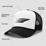Custom Velocity Wing Mesh Trucker Cap