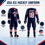 Custom USA Ice Hockey Uniform Set