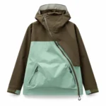 Custom Asymmetric Zippe Snow Hoodie