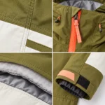 Custom Snowboarding color-block Hoodie