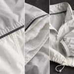 Custom white snowboard jacket