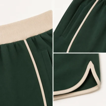 Custom Retro Piped Sweat Shorts
