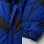 Custom Color-Block Bomber Jacket