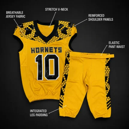 Custom Hornets American Football Uniform Set