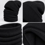 Custom Rib-Knit Beanie & Neck